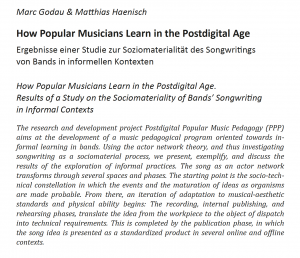 An Actor Network-Study on the Sociomateriality of Band’s Songwriting